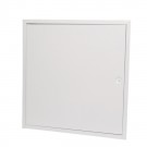 Inspeksjonsluke 500x500 stål Hvit thumbnail