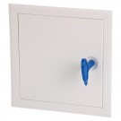 Inspeksjonsluke 500x500 stål Hvit thumbnail