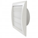 Lamellventil MW 125 m/stuss hvit thumbnail