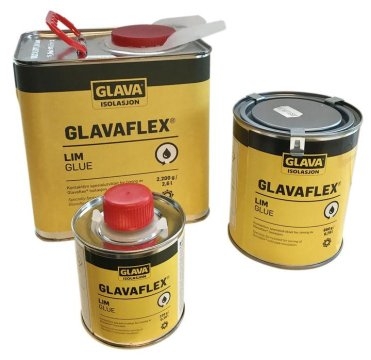 Glavaflex lim, inkl. pensel boks a 0,26L